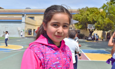 child on playground